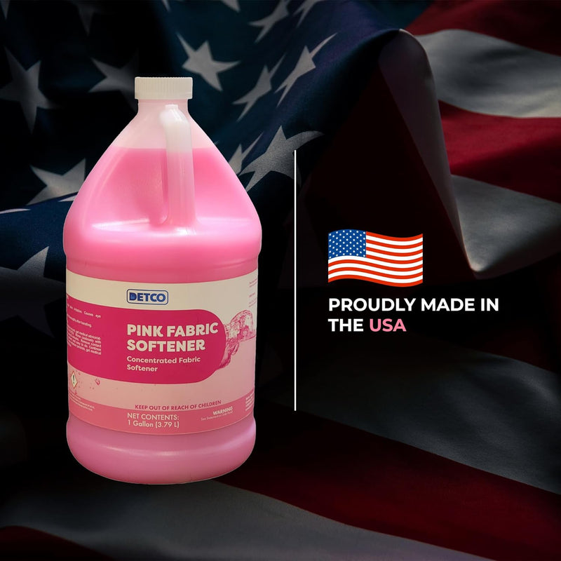 DETCO Pink Fabric Softener Concentrate - Odor Removing Freshener