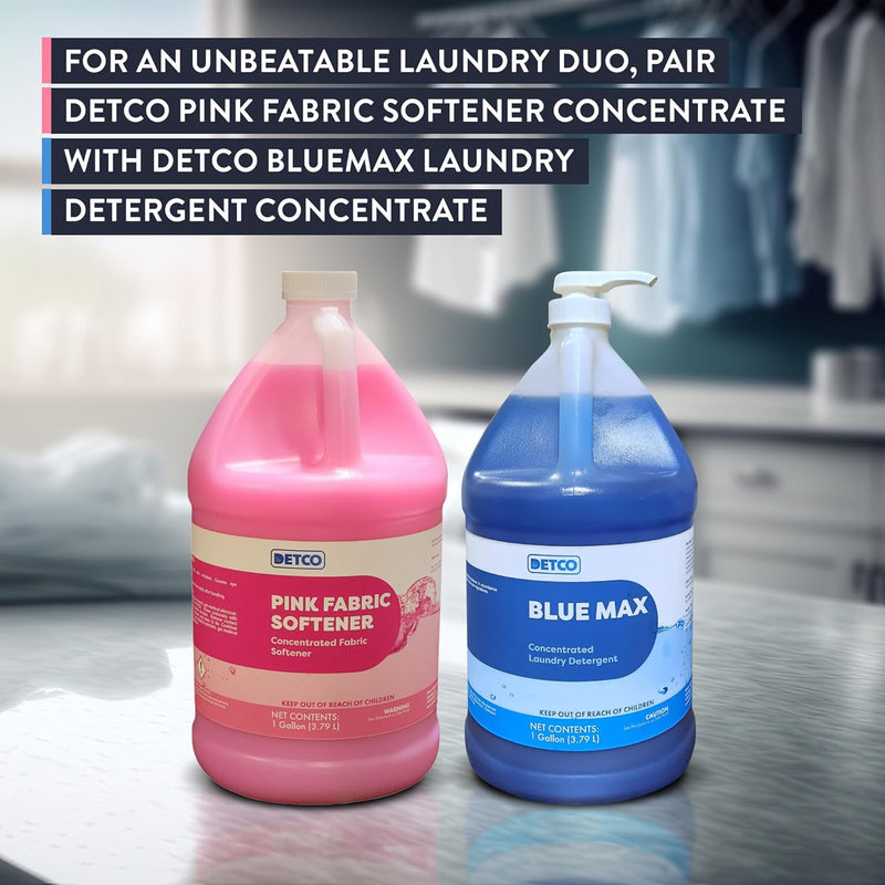 DETCO Pink Fabric Softener Concentrate - Odor Removing Freshener
