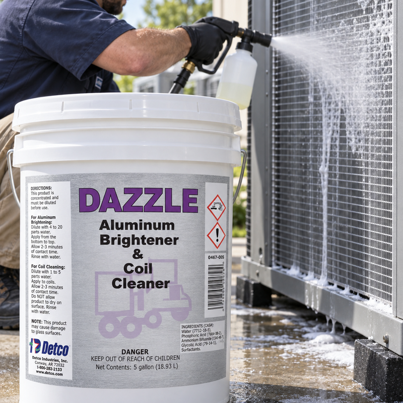 DETCO - DAZZLE Concentrated Aluminum Brightener & Coil Cleaner