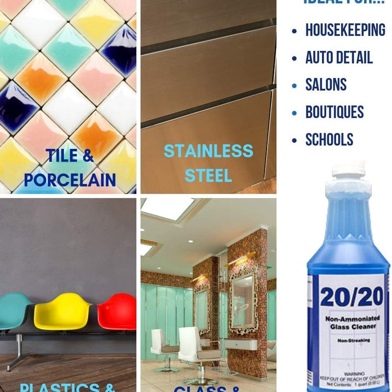 DETCO 20/20 - Glass and Mirror Cleaner